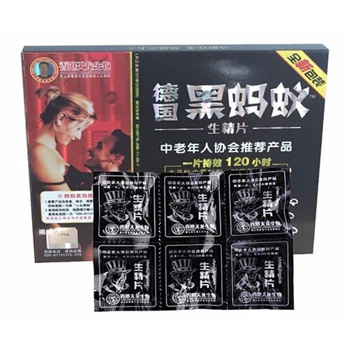 德國黑螞蟻生精片|強腎補精|壯陽持久|中老年適用無副作用|6片/盒 - 1